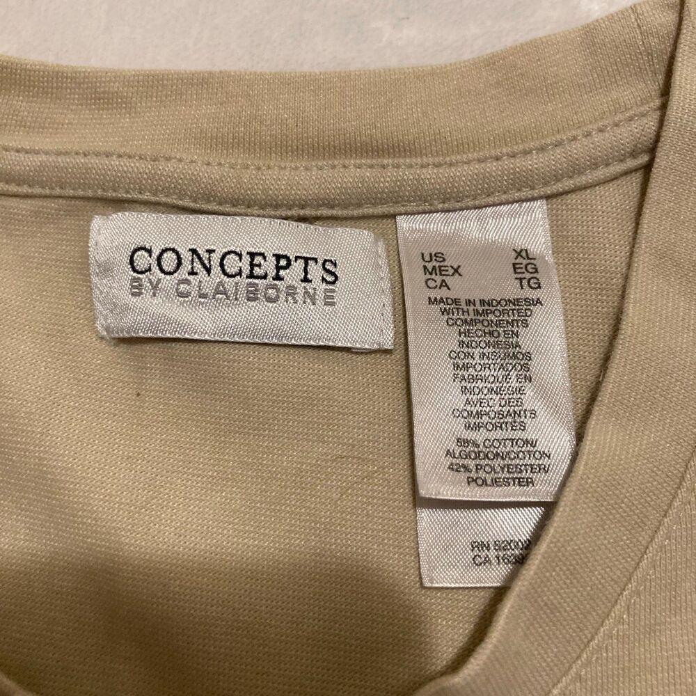 Concepts By Claiborne Mens XL Shirt - Picture 2 of 5
